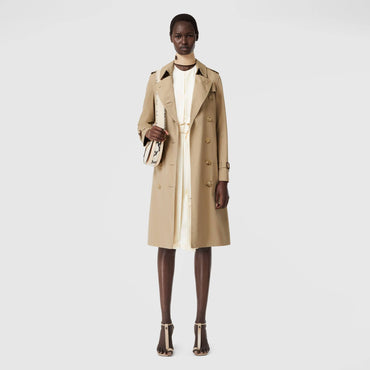 The Long Kensington Heritage Trench Coat - Honey