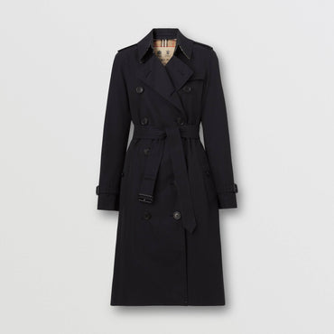 The Long Kensington Heritage Trench Coat - Midnight