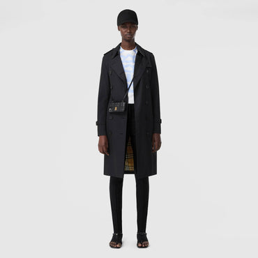 The Long Kensington Heritage Trench Coat - Midnight