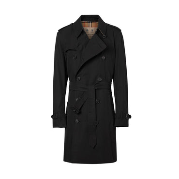 The Mid-length Kensington Heritage Trench Coat - Black