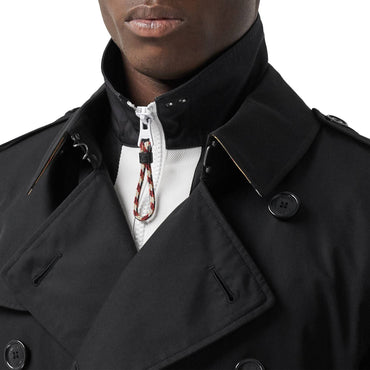 The Mid-length Kensington Heritage Trench Coat - Black