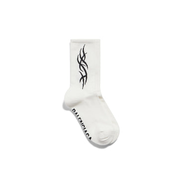 Tribal Socks - Dirty White/Black