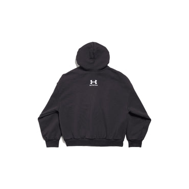 Under Armour Regular Zip-Up Hoodie - Washed Black/White