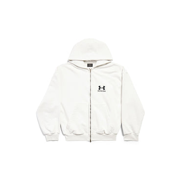 Under Armour Regular Zip-Up Hoodie - Dirty White/Black