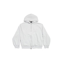 Regular Zip-Up Hoodie - Dirty White