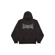 Large Fit Hoodie - Washed Black/Black