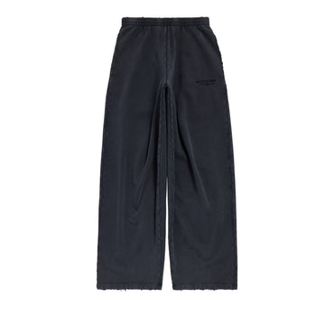 Baggy Sweatpants - Faded Washed Black