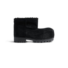 Alaska Fur Bootie - Black