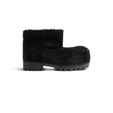 Alaska Fur Bootie - Black