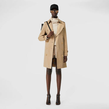 The Mid-length Kensington Heritage Trench Coat - Honey