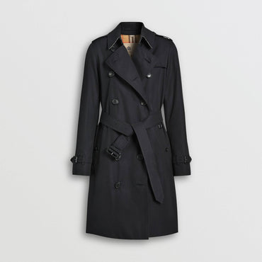 The Mid-length Kensington Heritage Trench Coat - Midnight