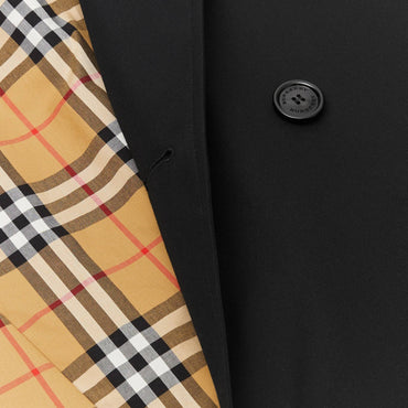 The Long Kensington Heritage Trench Coat - Black