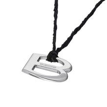 Essex Necklace - Shiny Silver/Black