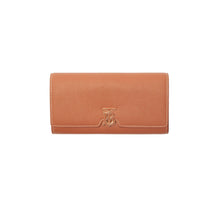 Grainy Leather TB Continental Wallet - Warm Russet Brown
