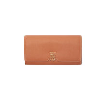Grainy Leather TB Continental Wallet - Warm Russet Brown