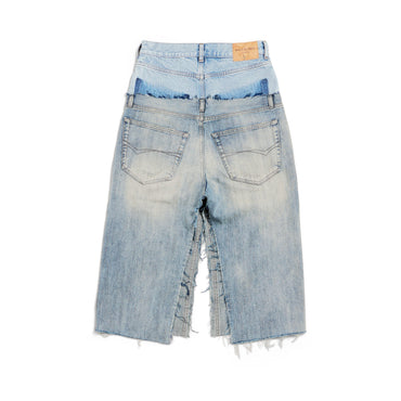 Cut-Up Skirt - Iced/Stained