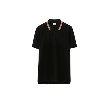Cotton Polo Shirt - Black
