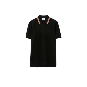Cotton Polo Shirt - Black