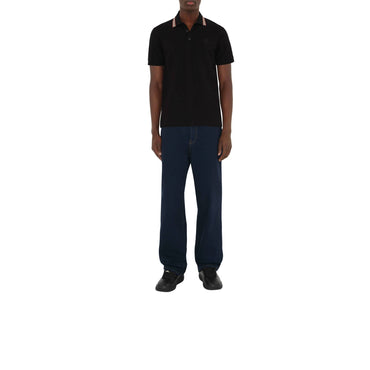 Cotton Polo Shirt - Black
