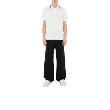 Cotton Polo Shirt - White