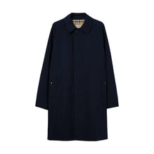 Mid-length Camden Car Coat - Blue Carbon