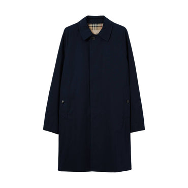 Mid-length Camden Car Coat - Blue Carbon