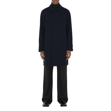 Mid-length Camden Car Coat - Blue Carbon