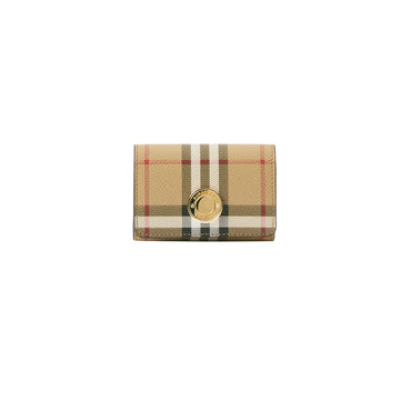 Check Card Case with Detachable Chain Strap - A.B Vintage Check