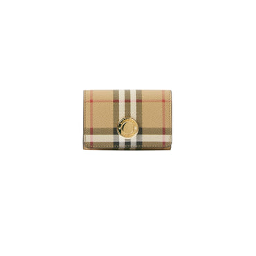 Check Card Case with Detachable Chain Strap - A.B Vintage Check