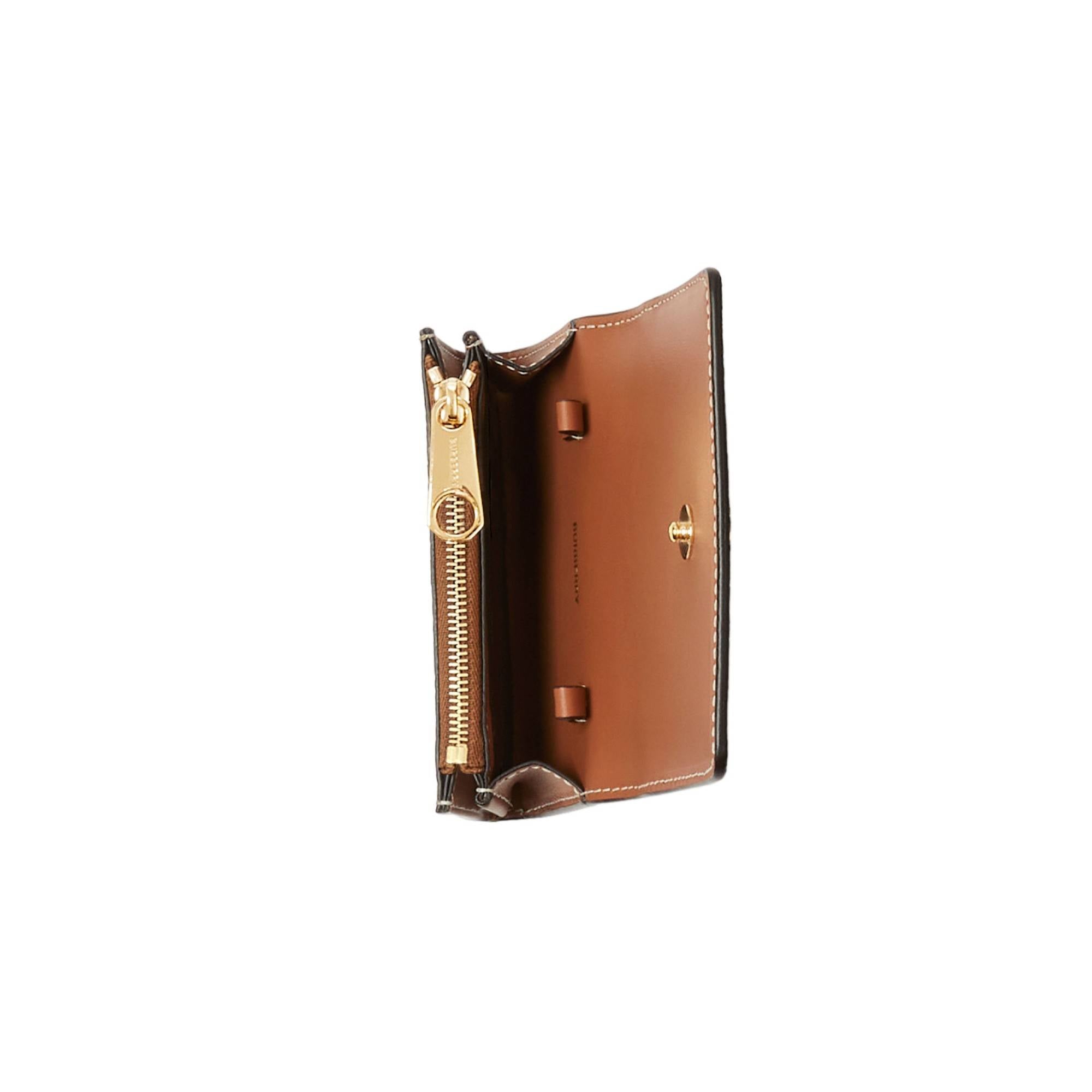 Check Card Case with Detachable Chain Strap - A.B Vintage Check