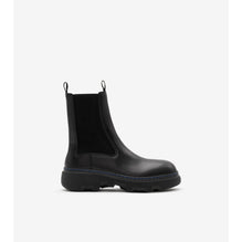 Leather Creeper Chelsea Boots - Black