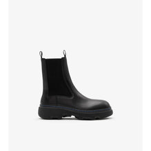 Leather Creeper Chelsea Boots - Black