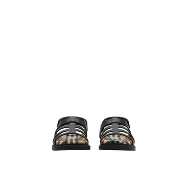 Leather Sandals - Black