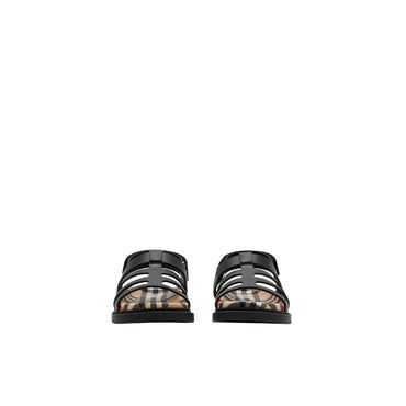 Leather Sandals - Black