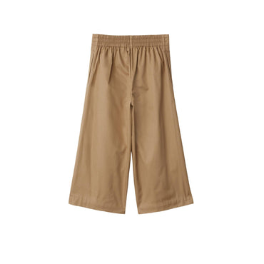 Pleated Cotton Trousers - Archive Beige