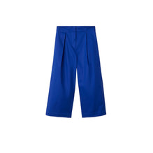 Pleated Cotton Trousers - Knight