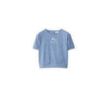 Cotton T-shirt - Light Blue Melange