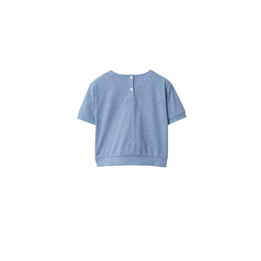 Cotton T-shirt - Light Blue Melange