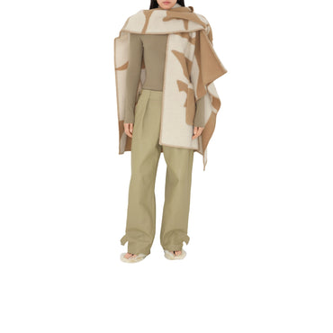 EKD Wool Blanket Cape - Archive Beige