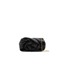 Rose Chain Clutch - Black