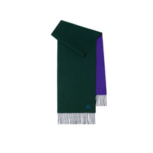 EKD Cashmere Reversible Scarf - Vine/Royal