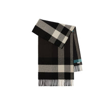 Check Wool Scarf - Otter