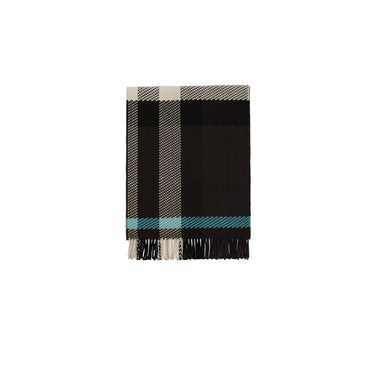 Check Wool Scarf - Otter