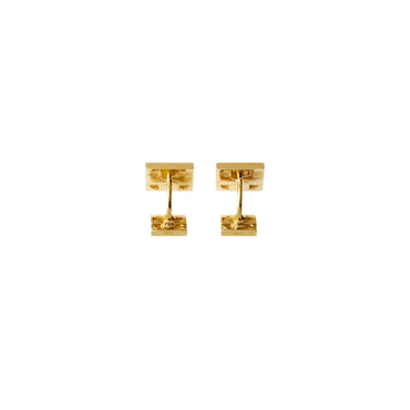 Rose Monogram Cufflinks - Gold