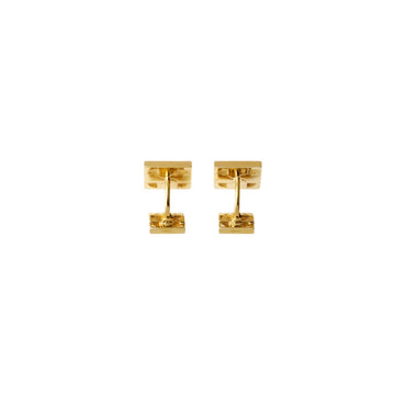 Rose Monogram Cufflinks - Gold