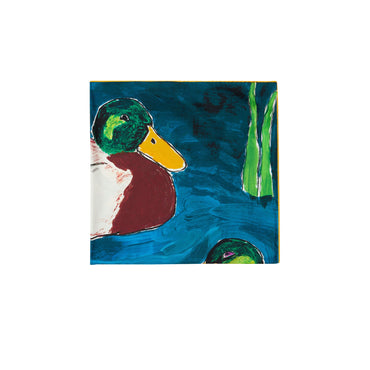 Duck Silk Scarf - Multicolour