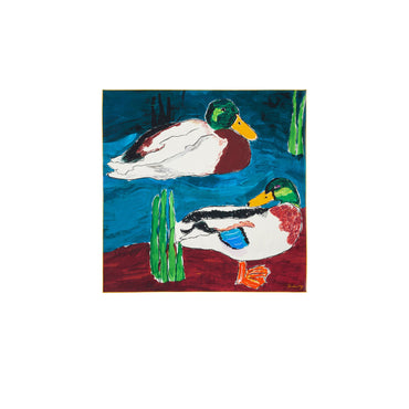 Duck Silk Scarf - Multicolour