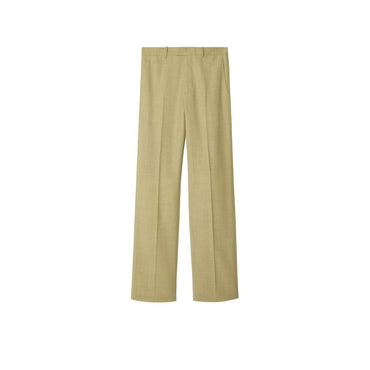Wool Tailored Trousers - Hunter