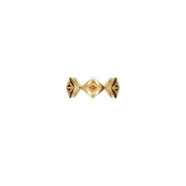 Hollow Stacking Ring - Gold