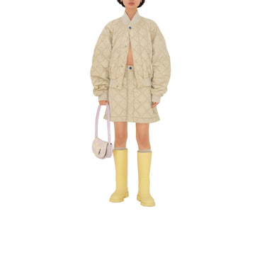 Quilted Nylon Bomber Jacket - Soap